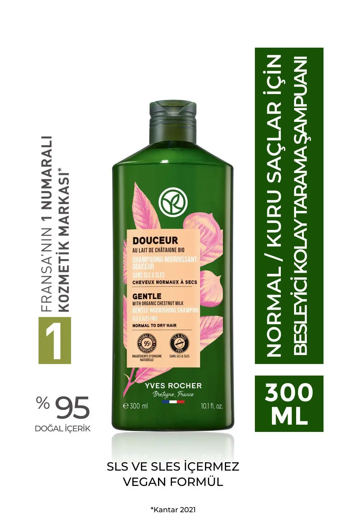 Yves Rocher Besleyici Kolay Tarama Şampuanı ile Sağlıklı Saçlar