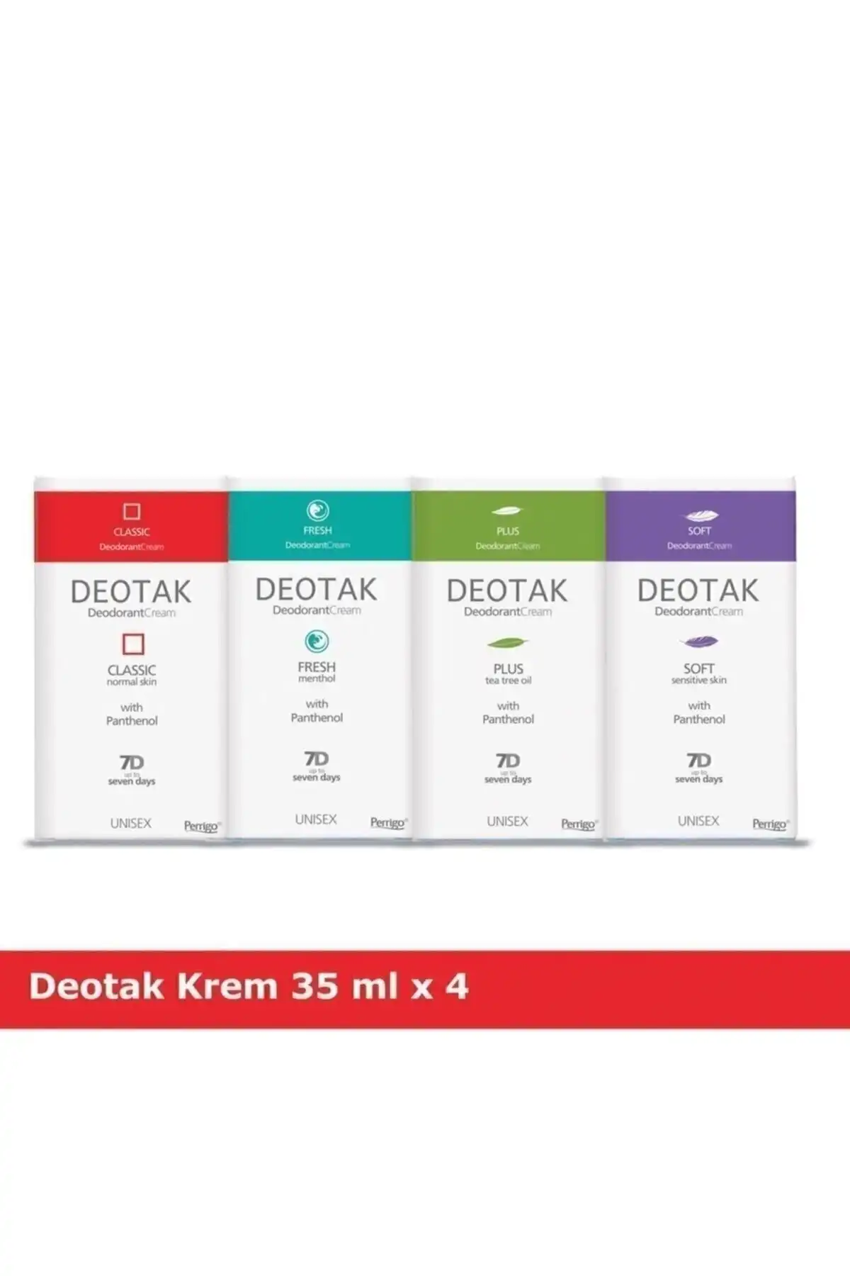 Deotak Krem Deodarant: Cilt Tipinize Uygun 4'lü Krem Seti