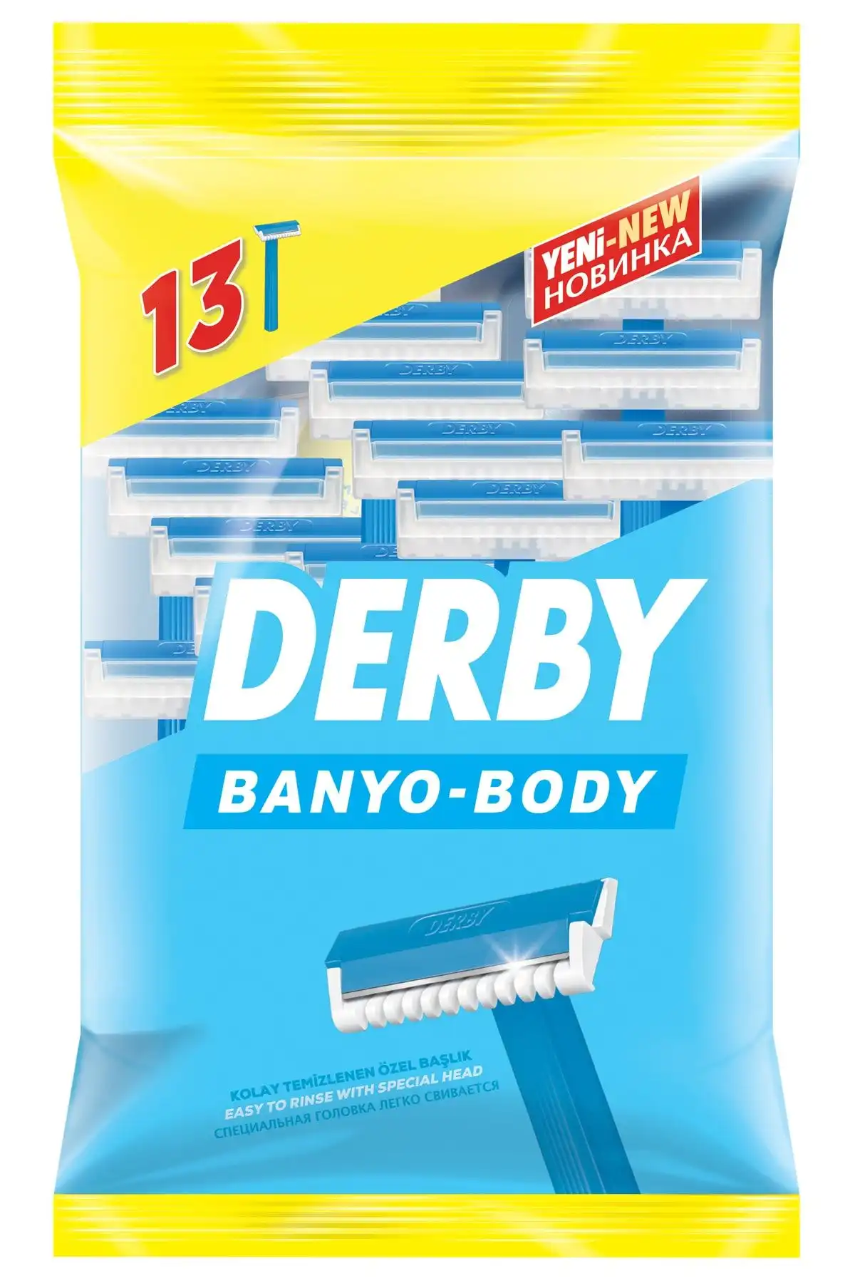 Derby Banyo - Body 10+3: Hızlı ve Pratik Tıraş Deneyimi Sunan Bıçak