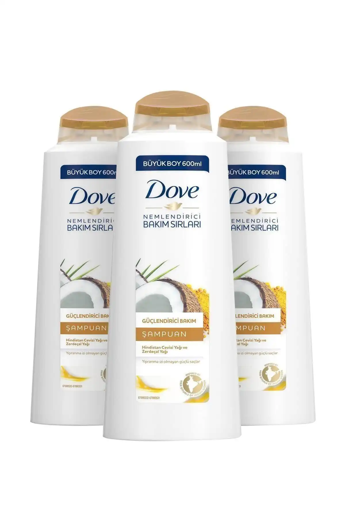 Dove Hindistan Cevizi Özlü Güçlendirici Saç Bakım Şampuanı ile Sağlıklı Saçlar
