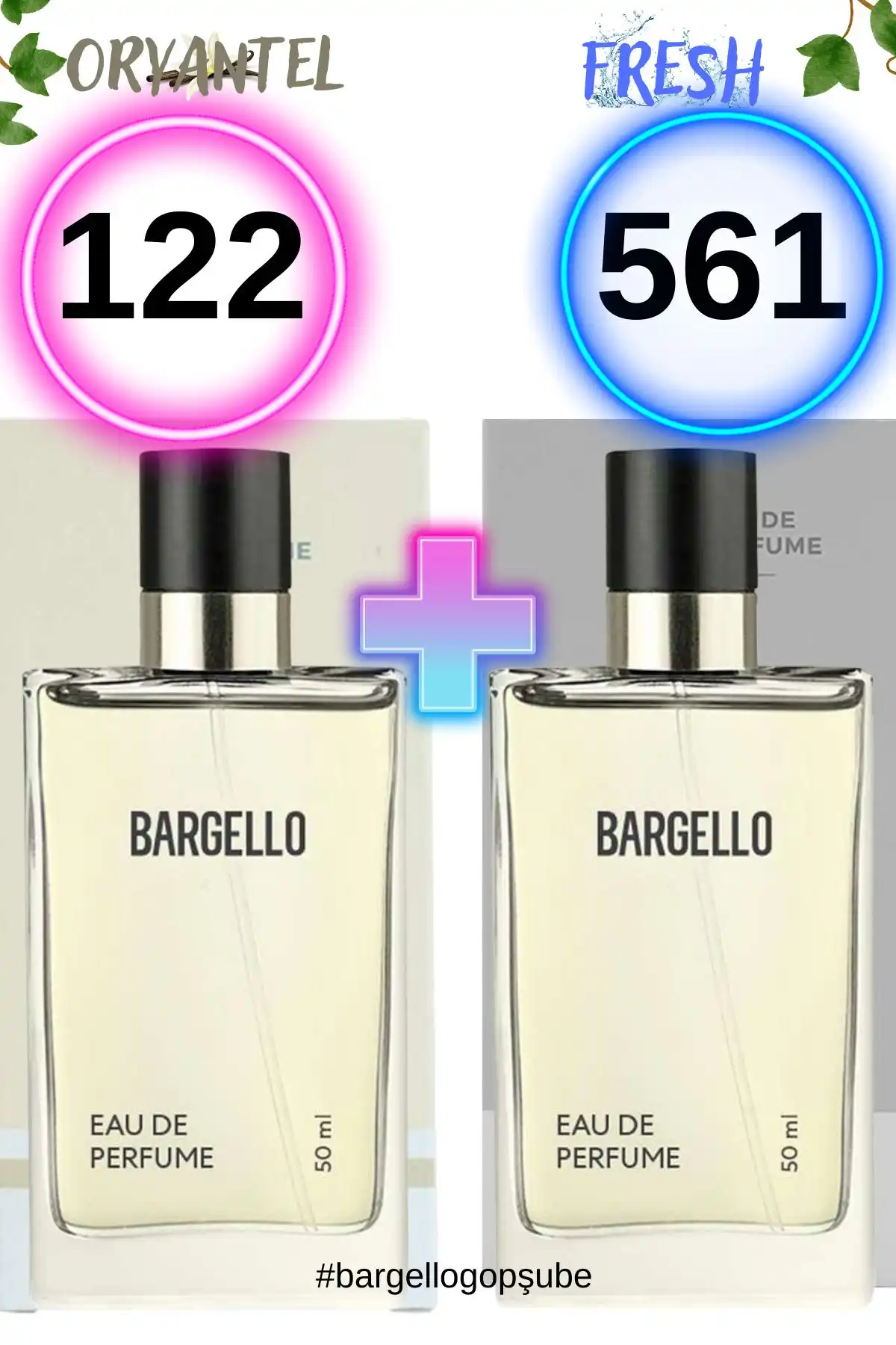Bargello Parfüm Seti: Oriental 122 ve Woody 561 ile Etkileyici Kokular