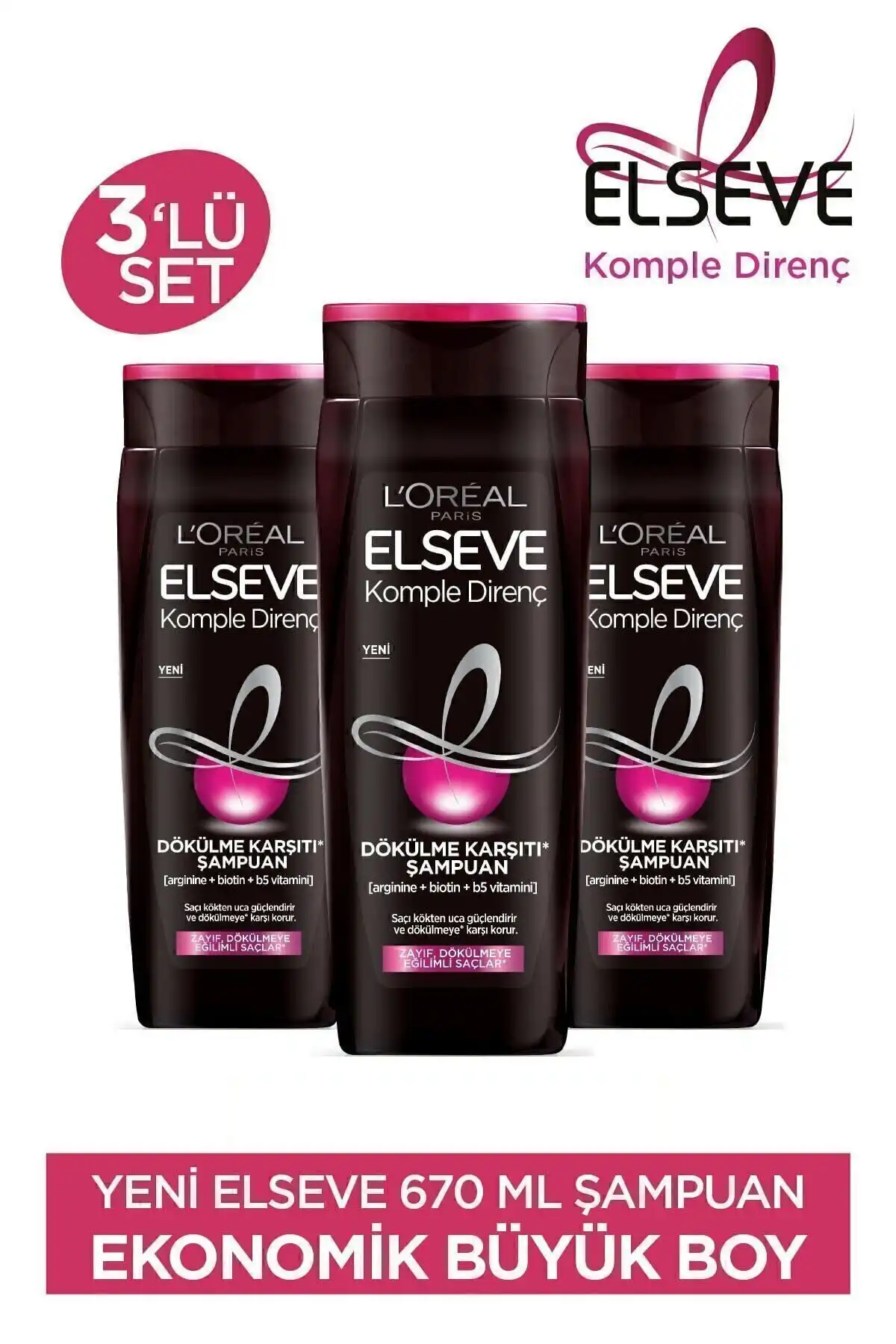 Elseve Komple Direnç Dökülme Karşıtı Şampuan ile Sağlıklı Saçlara Kavuşun
