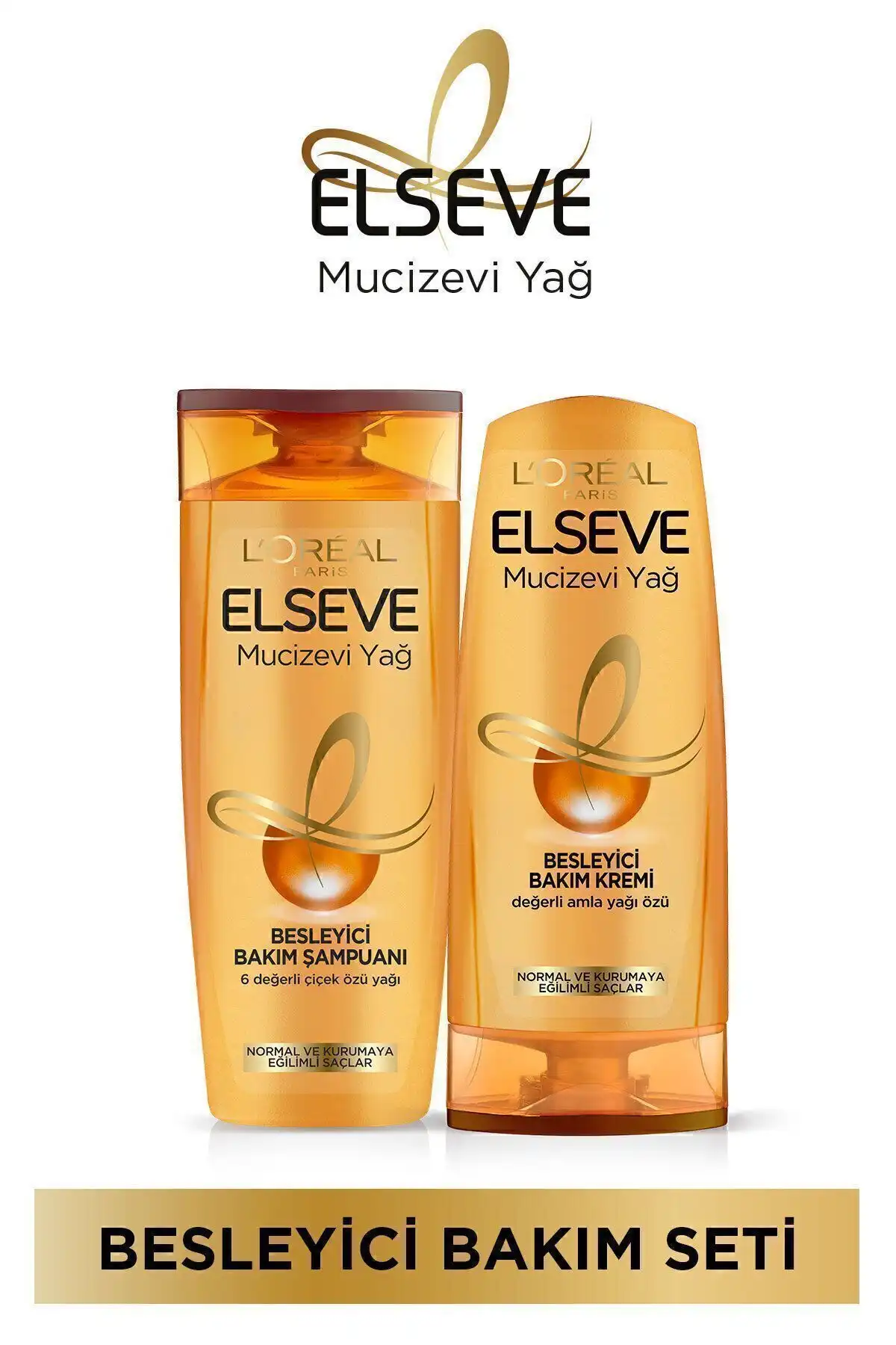 Elseve Mucizevi Yağ Besleyici Bakım Seti ile Saçlarınıza Hayat Verin