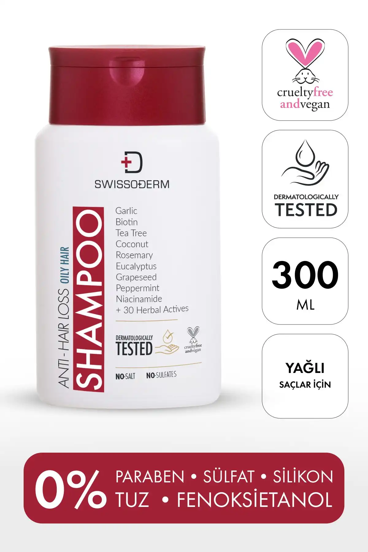 Swissoderm Dökülme Karşıtı Şampuan: Güçlü, Sağlıklı ve Vegan Alternatif