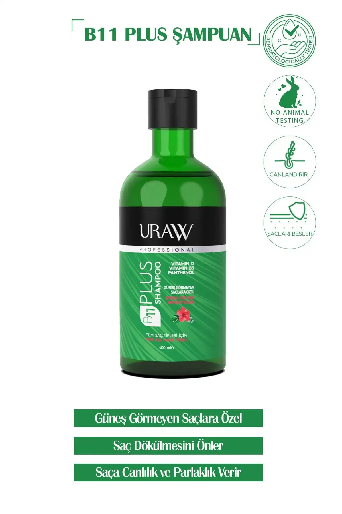 Uraw B11 Plus Saç Şampuanı ile Saç Dökülmesine Karşı Etkili Çözüm