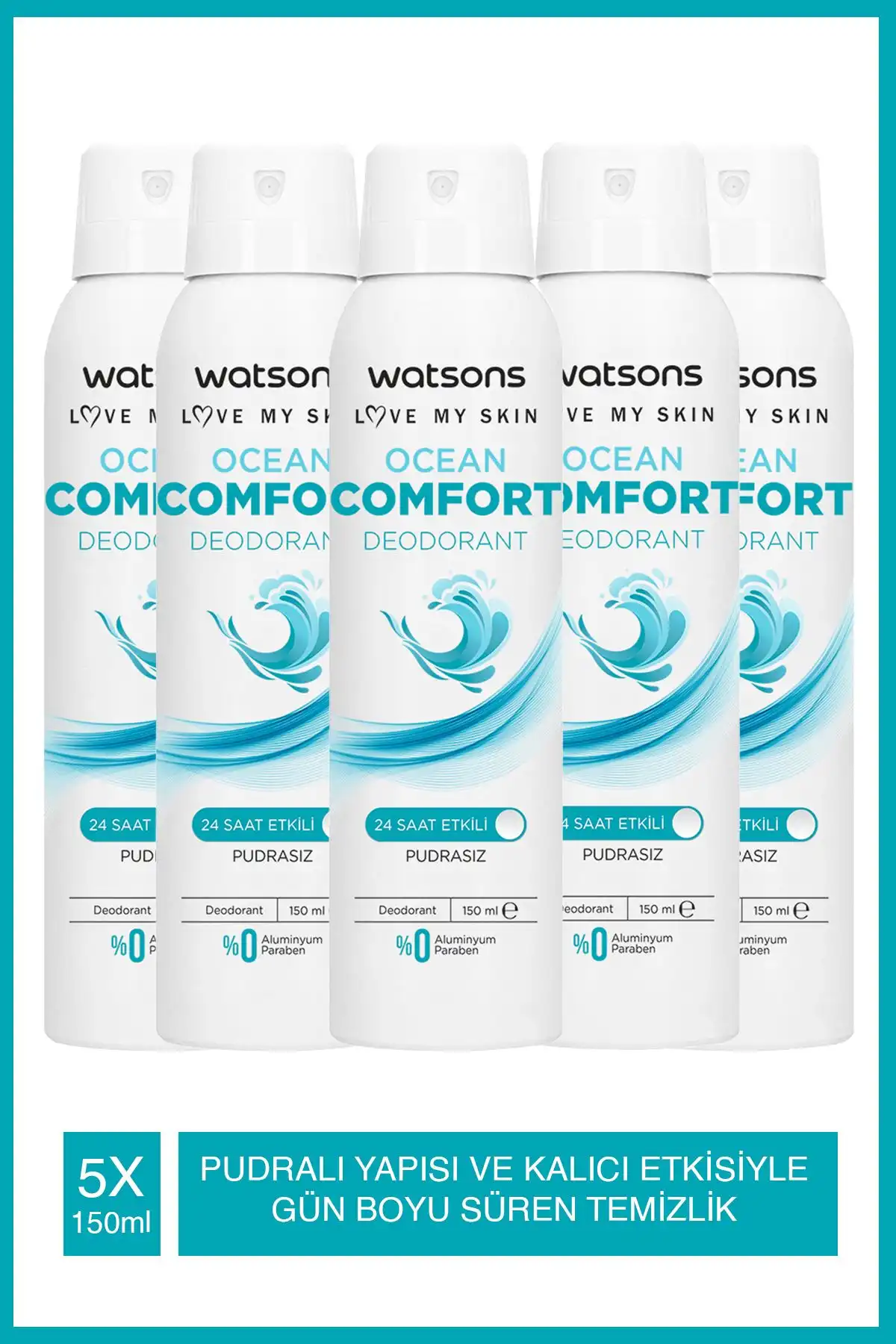 Watsons Ocean Comfort 24 Saat Etkili Pudrasız Deodorant Sprey Hakkında Bilgiler